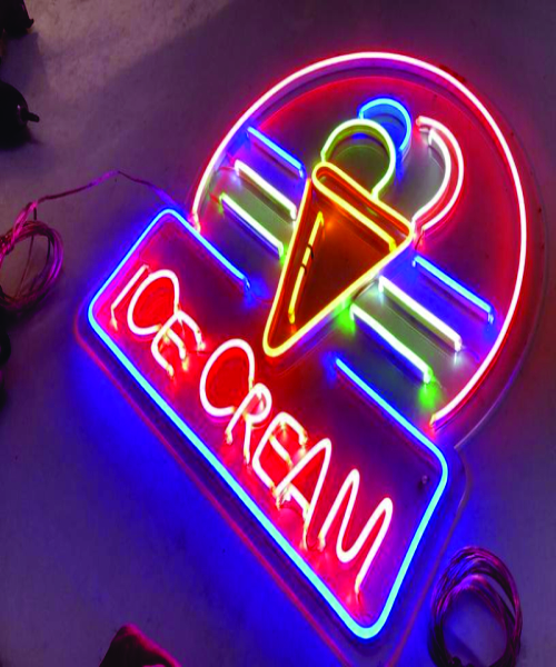 Avisos neón resistentes clima Cali