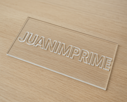 Corte láser en acrílico