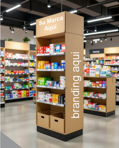 Exhibidor tipo góndola