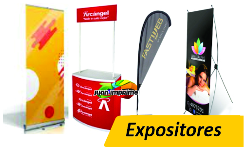 Juanimprime; Diseño y Fabricacion de Exhibidores Portables a nivel nacional