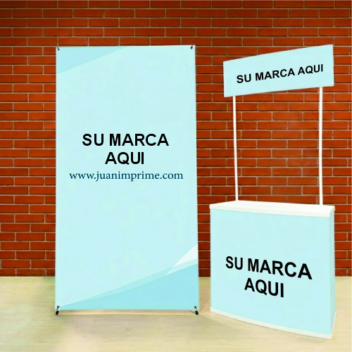 Stand portable + Diseño Comercial y Retail | Juanimprime