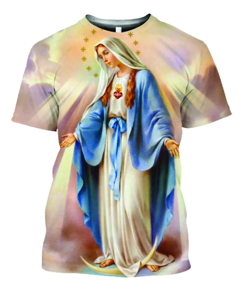 sublimacion de franelas religiosas