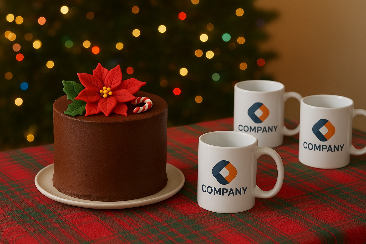 Torta temática corporativa Dulzura Artesanal