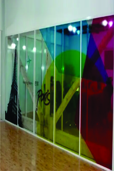 Vinilo decorativo transparente para vidrios JuanImprime